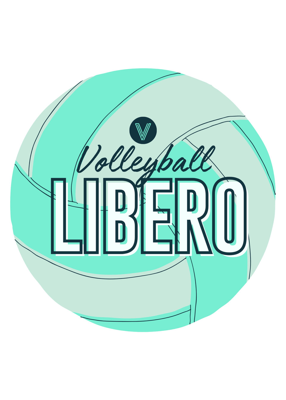 Pick Your Volleyball Position Stickers